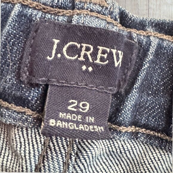 J.Crew Denim Barrel Pants Tapered Leg Medium Wash Blue Size 8 / 29 - Picture 4 of 9